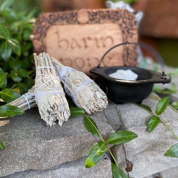 California White Sage Smudge TORCHES (3) FIRM - Picture 3 of 7